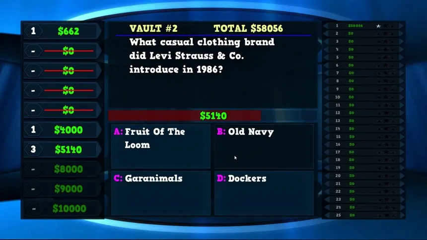 Скриншот 2 к игре Trivia Vault: 1980's Trivia