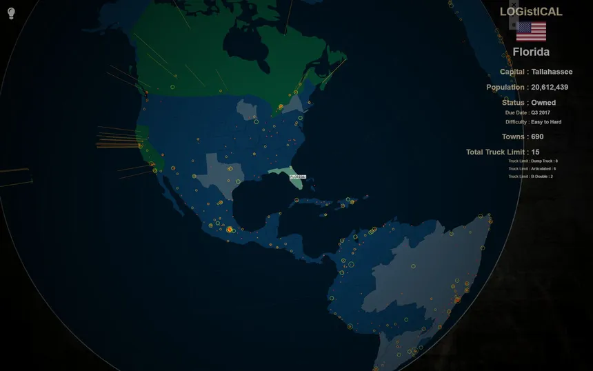 Скриншот 1 к игре LOGistICAL: USA - Florida