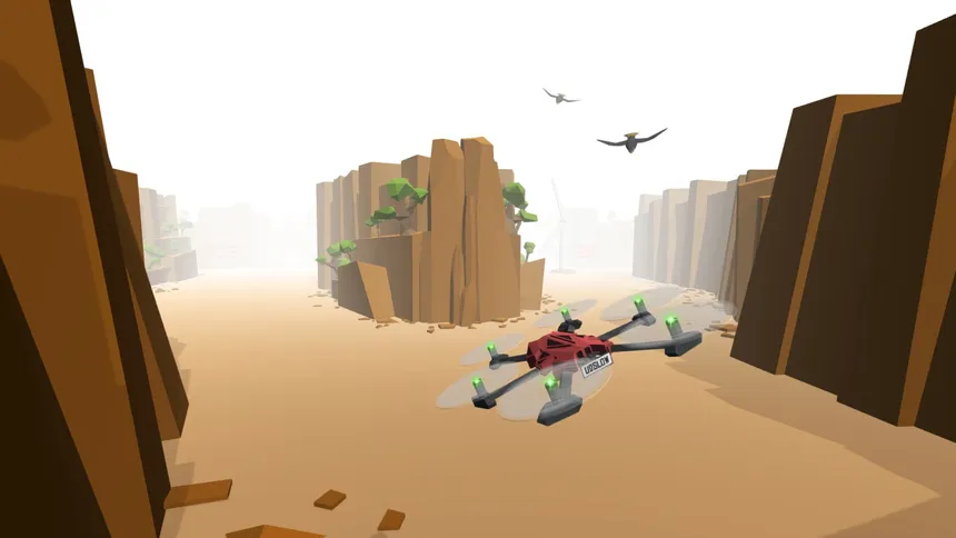 Скриншот 2 к игре Drone Racer: Canyons