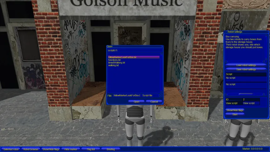 Скриншот 2 к игре Virtual Robots - Robot programming simulator