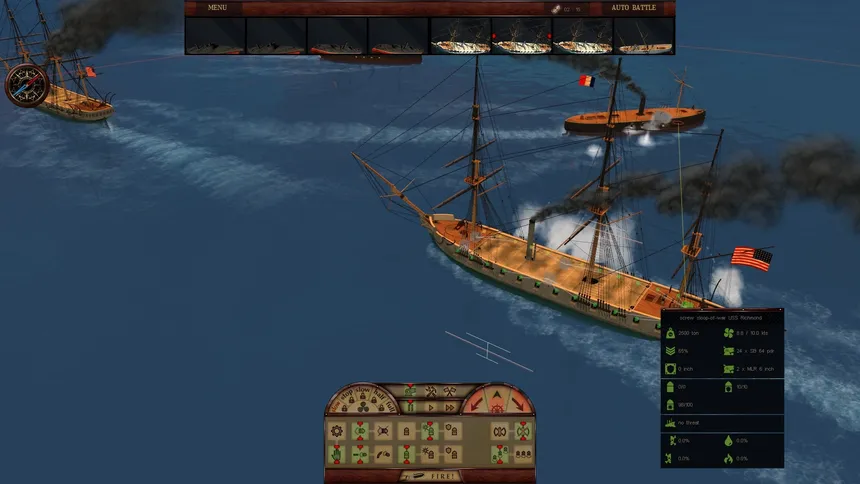 Скриншот 6 к игре Clad in Iron: Gulf of Mexico 1864