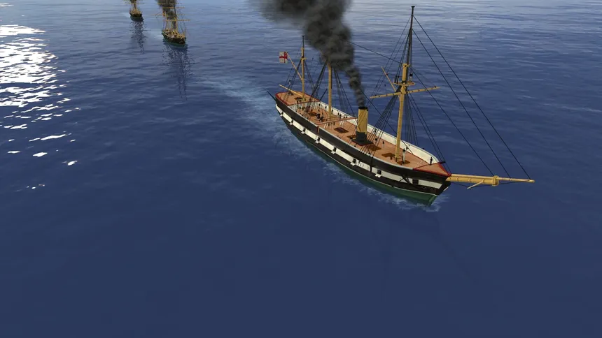 Скриншот 8 к игре Clad in Iron: Gulf of Mexico 1864