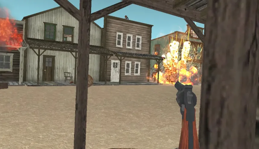 Скриншот 1 к игре Saloon Showdown VR