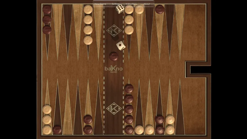 Скриншот 2 к игре Backgammon