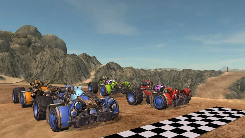 Скриншот 1 к игре 沙漠飞车 Desert Racer