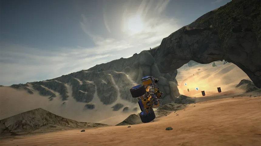 Скриншот 2 к игре 沙漠飞车 Desert Racer