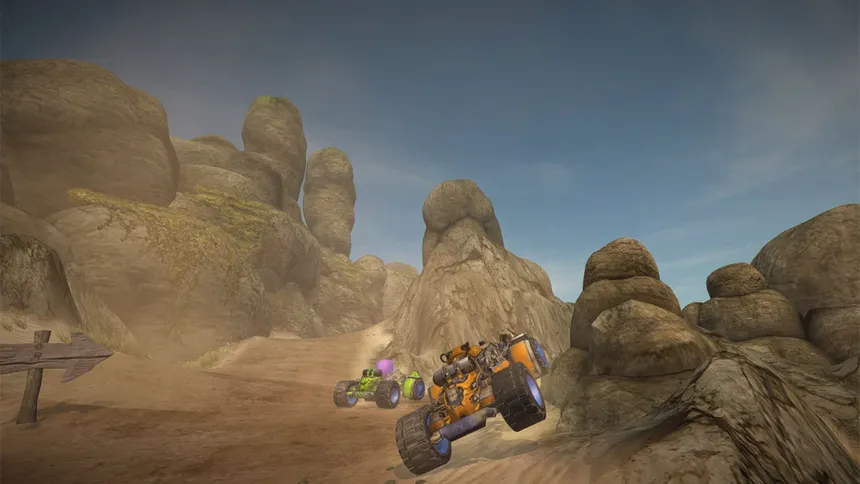 Скриншот 3 к игре 沙漠飞车 Desert Racer