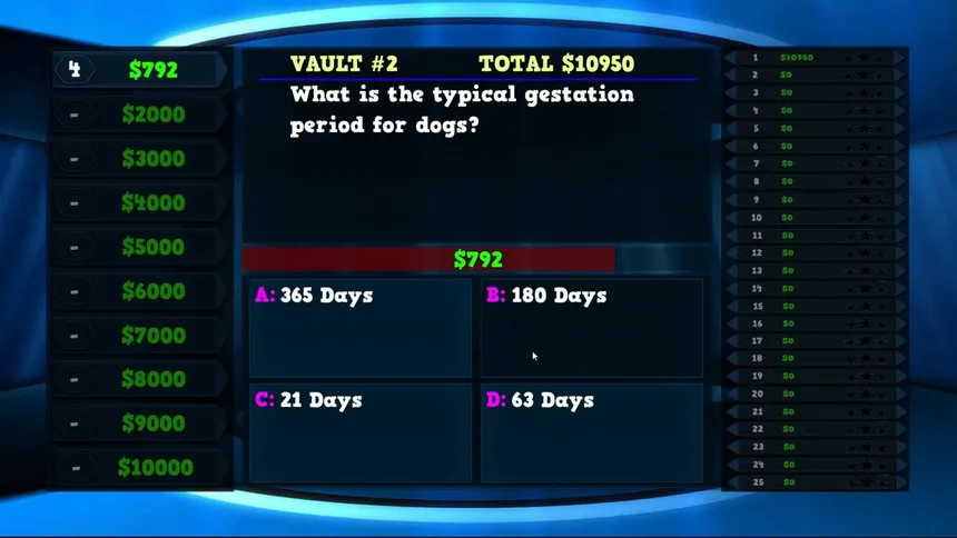 Скриншот 2 к игре Trivia Vault: Science & History Trivia 2