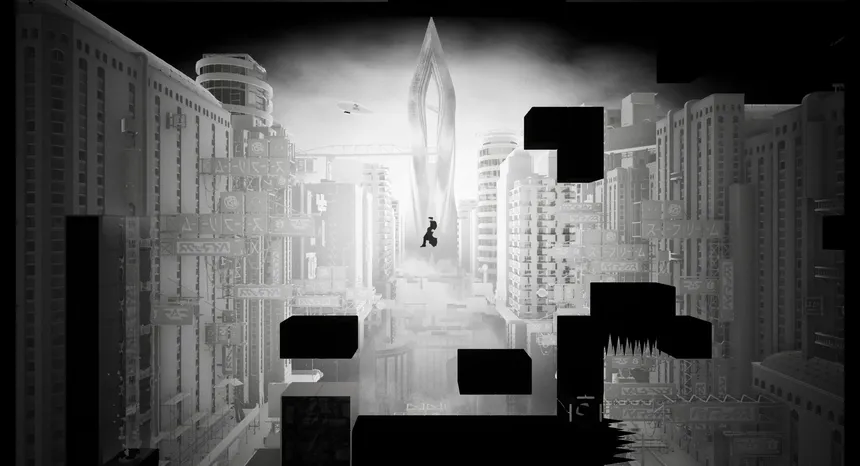 Скриншот 1 к игре Shift Quantum - A Cyber Noir Puzzle Platformer