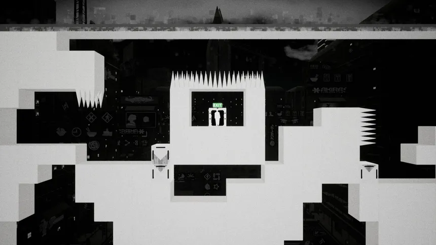 Скриншот 2 к игре Shift Quantum - A Cyber Noir Puzzle Platformer