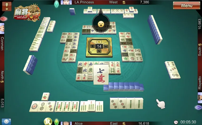 Скриншот 2 к игре The Battle Of Mahjong