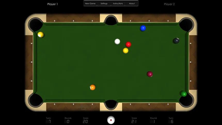 Скриншот 1 к игре Billiards
