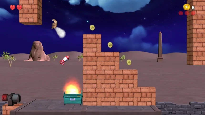 Скриншот 2 к игре Epic Dumpster Bear: Dumpster Fire Redux