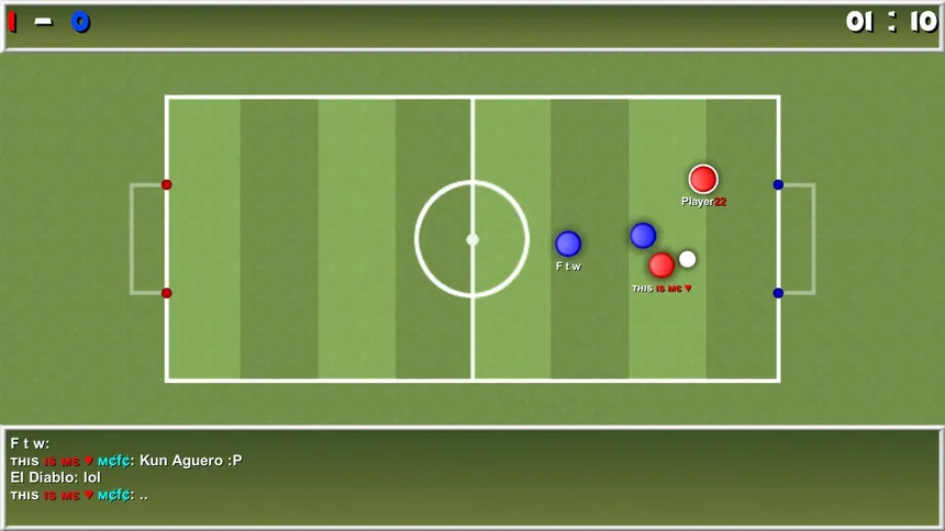 Скриншот 1 к игре Ball 2D: Soccer Online