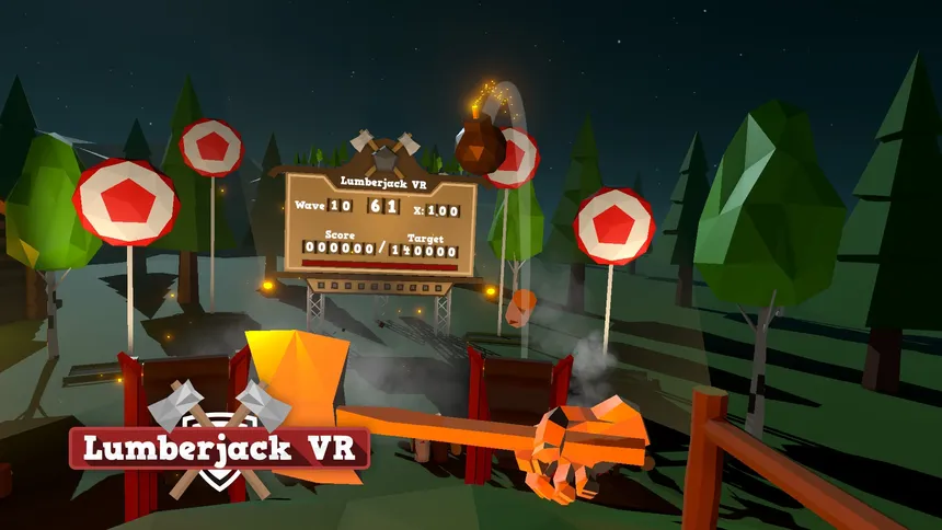 Скриншот 3 к игре Lumberjack VR