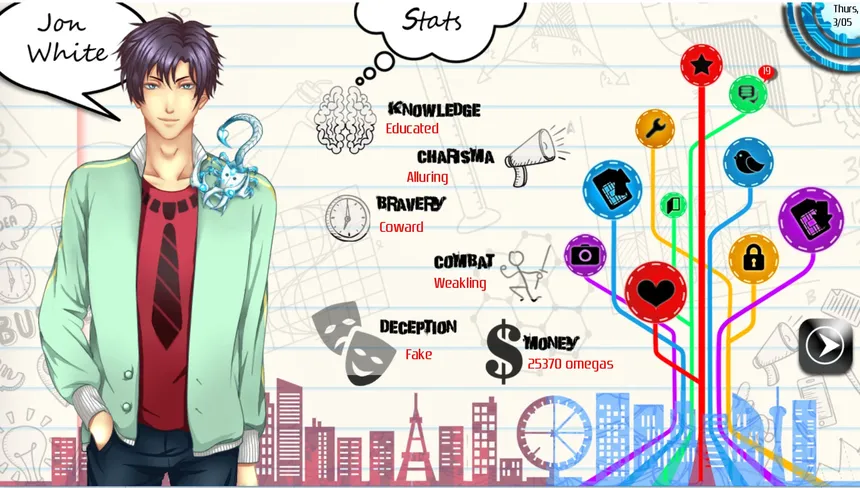 Скриншот 3 к игре AMPLITUDE: A Visual Novel