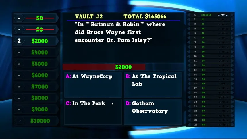 Скриншот 3 к игре Trivia Vault: Super Heroes Trivia 2