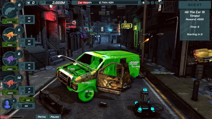 Скриншот 6 к игре Car Demolition Clicker