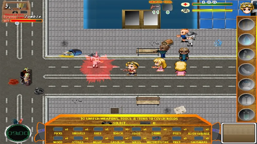 Скриншот 1 к игре Space Zombies Invasion