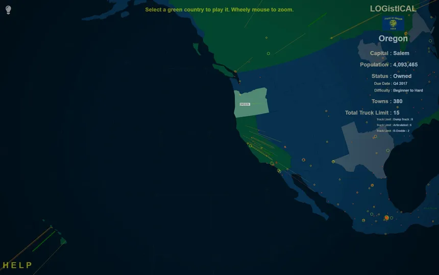 Скриншот 1 к игре LOGistICAL: USA - Oregon