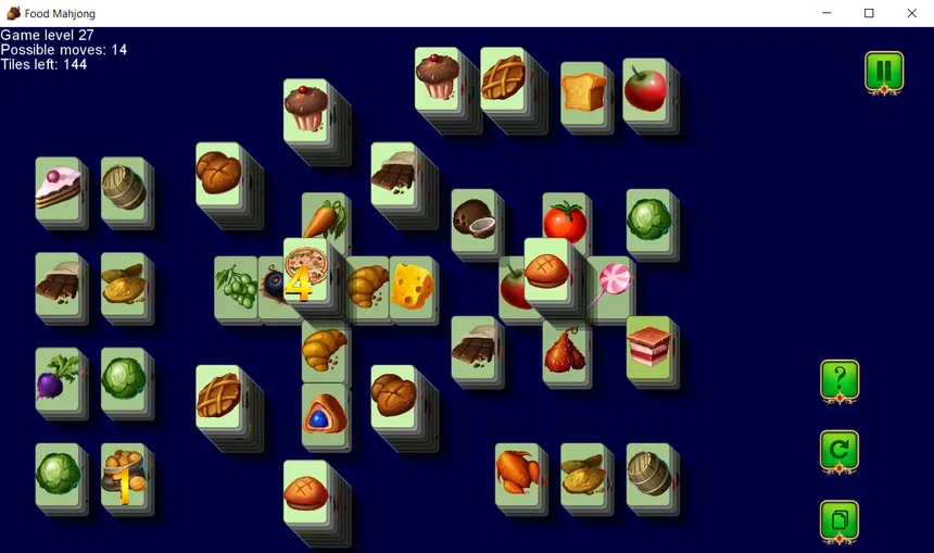 Скриншот 3 к игре Food Mahjong