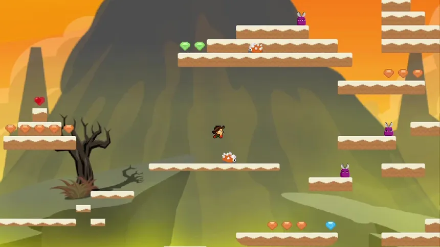 Скриншот 7 к игре Lava Rolling Kid