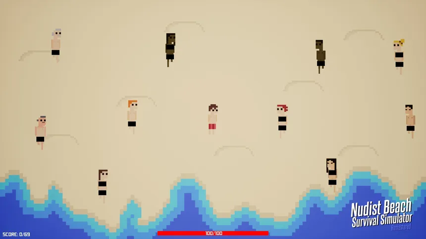 Скриншот 1 к игре Nudist Beach Survival Simulator