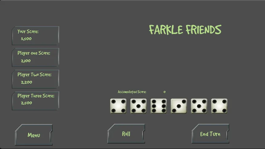 Скриншот 2 к игре Farkle Friends