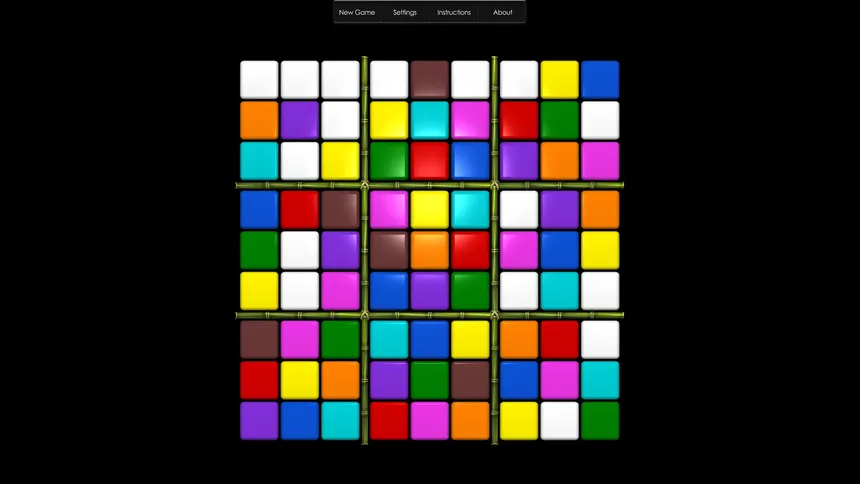 Скриншот 2 к игре Color Sudoku