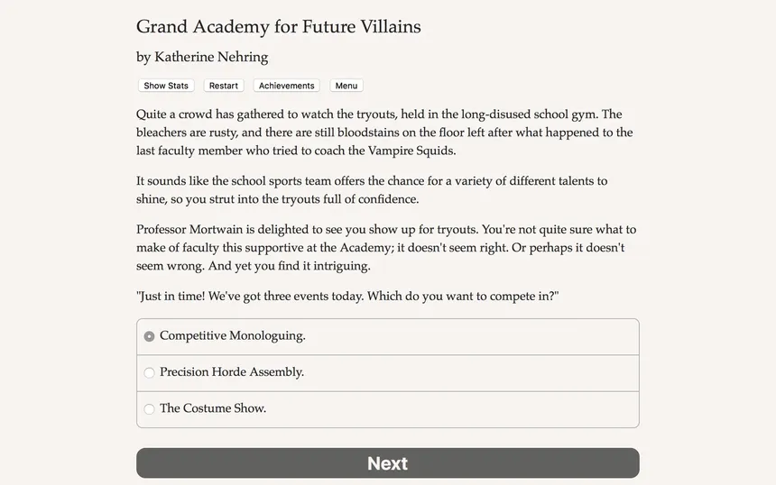Скриншот 4 к игре Grand Academy for Future Villains