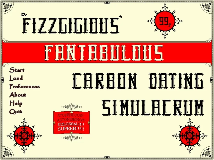 Скриншот 5 к игре Dr. Fizzgigious' Fantabulous Carbon Dating Simulacrum