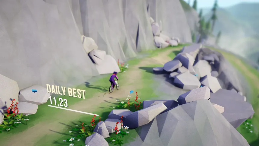 Скриншот 2 к игре Lonely Mountains: Downhill
