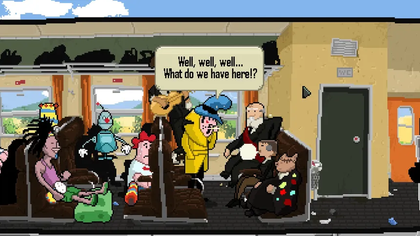 Скриншот 4 к игре Detective Case and Clown Bot in: The Express Killer
