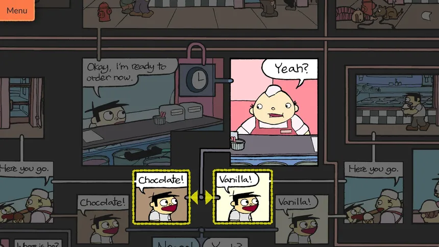 Скриншот 2 к игре Meanwhile: An Interactive Comic Book