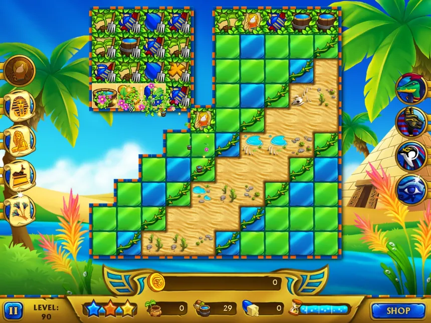 Скриншот 3 к игре Legend of Egypt - Pharaohs Garden