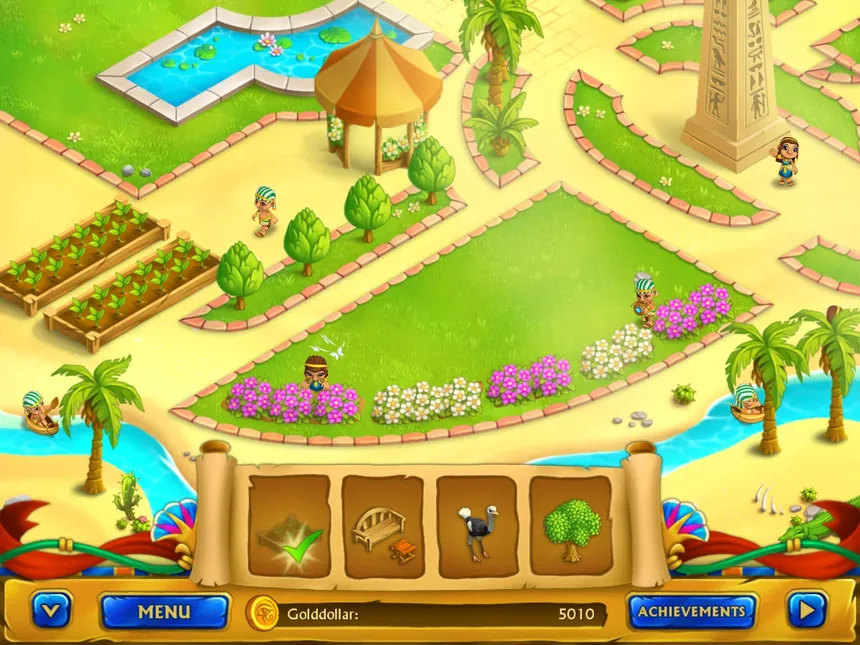 Скриншот 6 к игре Legend of Egypt - Pharaohs Garden
