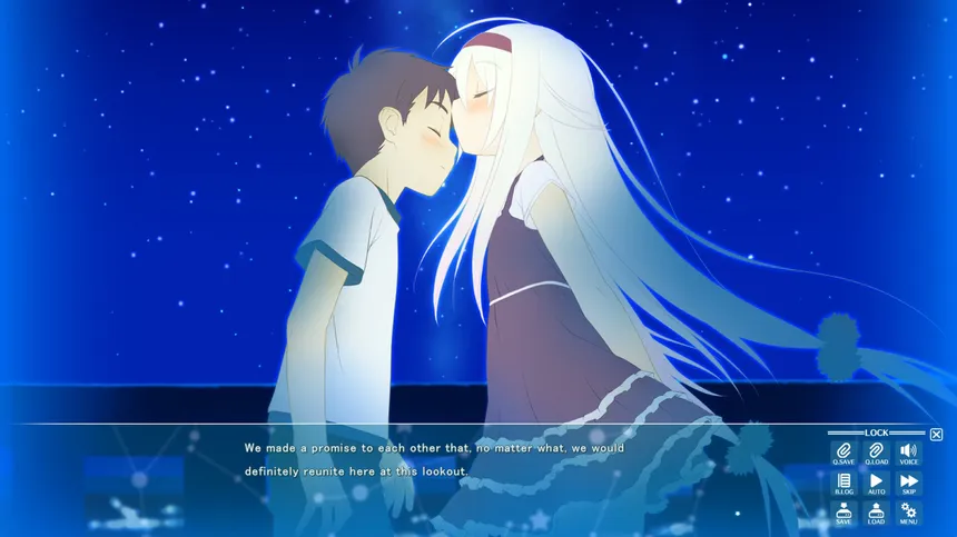 Скриншот 1 к игре Hoshizora no Memoria -Wish upon a Shooting Star- HD