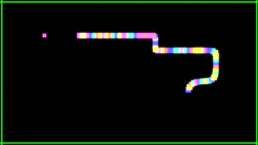 Скриншот 1 к игре Rainbow Snake