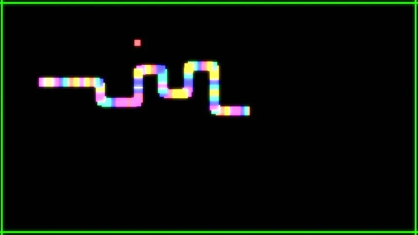 Скриншот 2 к игре Rainbow Snake