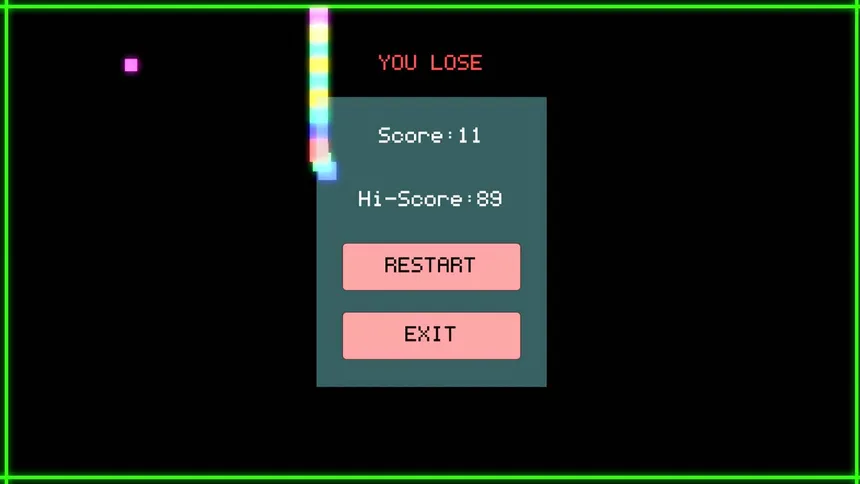 Скриншот 3 к игре Rainbow Snake