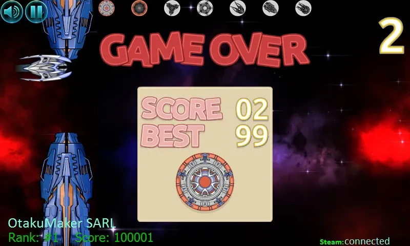 Скриншот 4 к игре Flappy Galaxy
