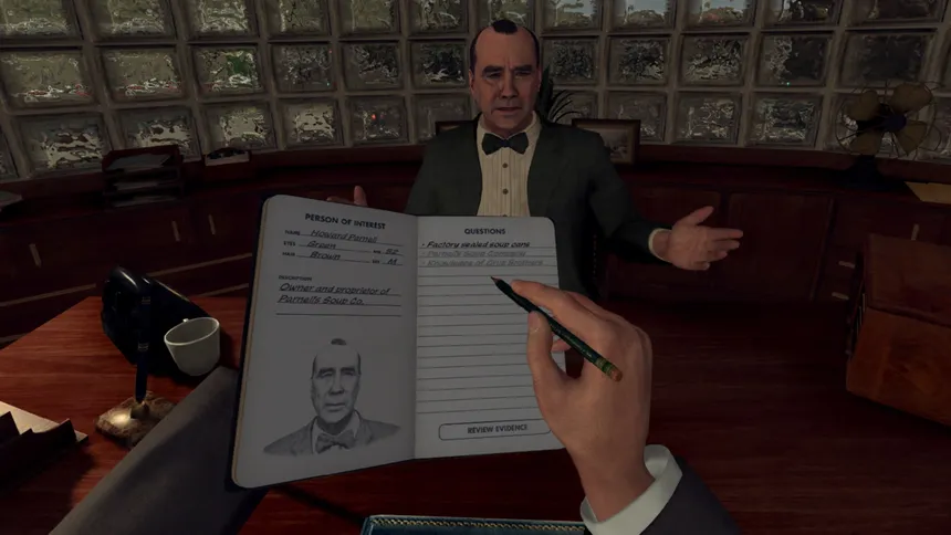 Скриншот 4 к игре L.A. Noire: The VR Case Files