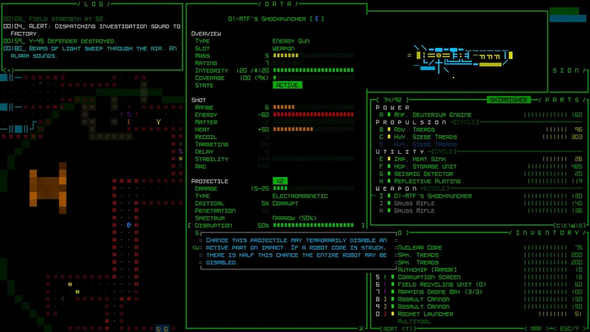 Скриншот 8 к игре Cogmind