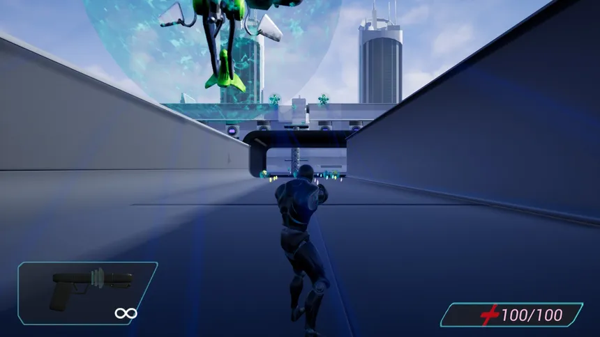 Скриншот 1 к игре Cyborg Invasion Shooter