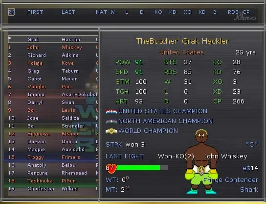 Скриншот 2 к игре World Circuit Boxing