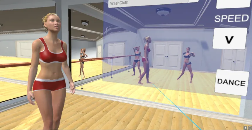 Скриншот 1 к игре Dance Studio VR