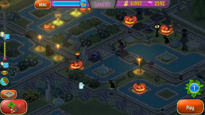 Скриншот 2 к игре Queen's Garden: Halloween