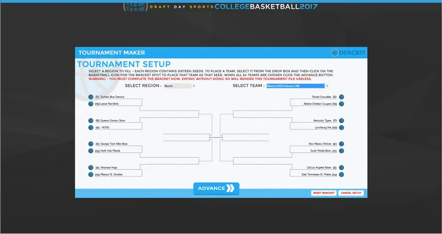 Скриншот 2 к игре Draft Day Sports: College Basketball 2017