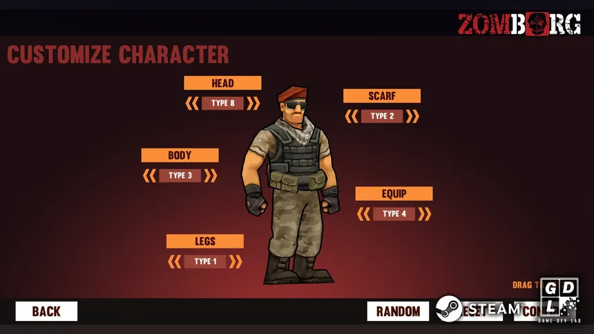 Скриншот 1 к игре Zomborg