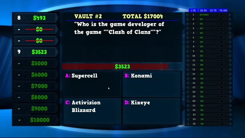 Скриншот 1 к игре Trivia Vault: Video Game Trivia Deluxe